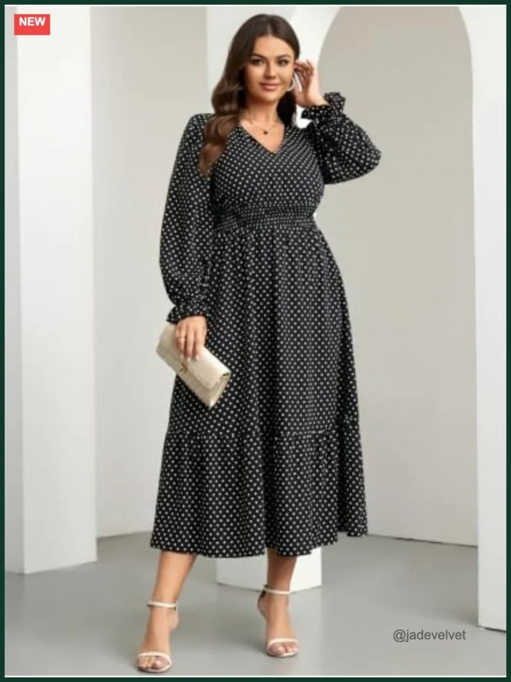 Plus Size Boho Floral Maxi Dress with Pockets